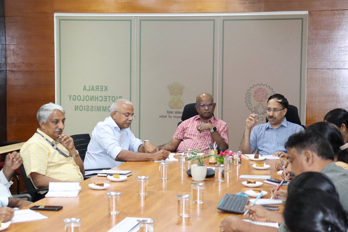 Shri. Harikishore IAS visited KSCSTE HQ on 15 July 2025 to discuss the Aug 7, 2025 programme showcasing R&amp;D innovations and connecting them with industry. A key step toward translating Kerala’s research into real-world impact.