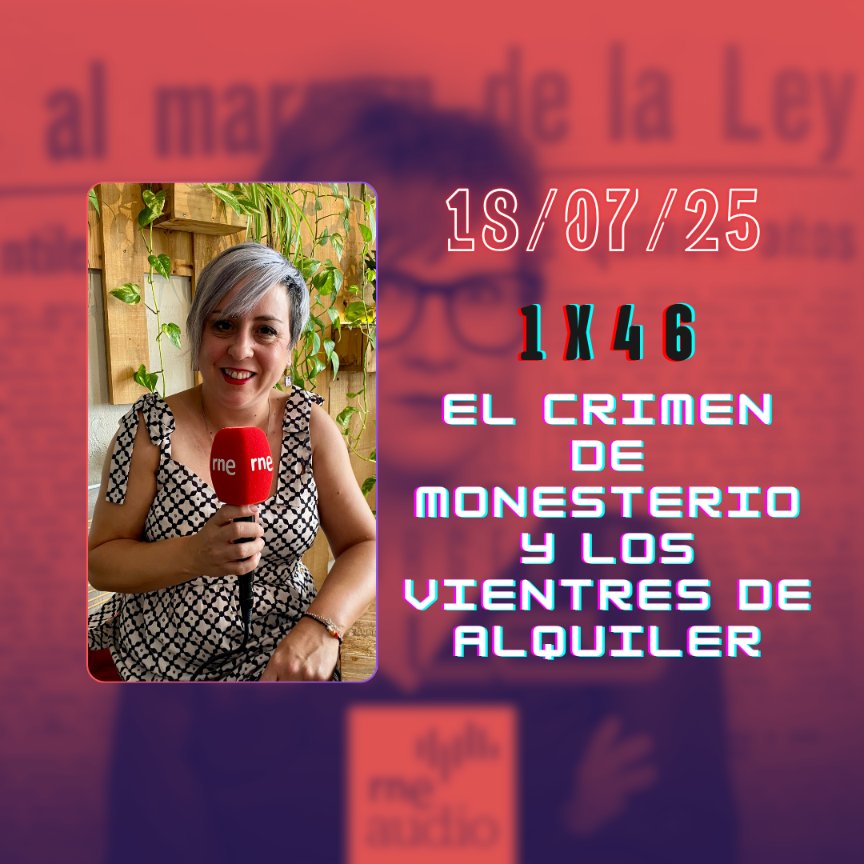 almargenleyrne's tweet photo. 🩸 Nuevo programa con:
📰 @XurxoMelchor
🔫 @apuntecriminal
🔪 Neus Sala y el Archivo de @rne
💬 @nurygglez
🔗 https://t.co/H8Sc7q1TDZ
#sucesos #truecrime #vientresdealquiler #gestacionsubrogada #crímenesdeguerra #WarCrimes #asesinadas #prision #permanente #revisable https://t.co/WPqrYXuxCO