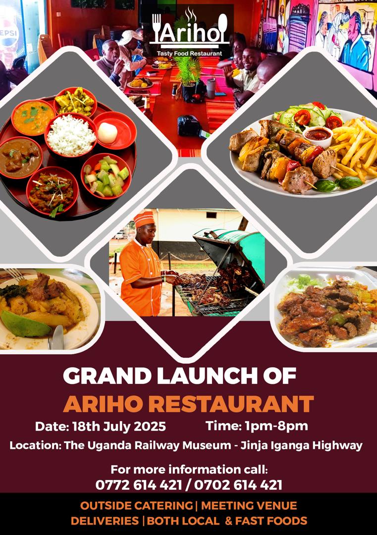 The Uganda Railway Museum (@railwaymuseumug) on Twitter photo 🚨 The wait is over!
Ariho Restaurant is officially open today <a href="/RailwaymuseumUg/">The Uganda Railway Museum</a>, in <a href="/jinjacity/">Jinja City Uganda</a>🎉🍽️🚂
Come through for tasty meals and a touch of heritage.
Public is welcome.
#LoveIslandUK
#incendio #MasterChefCelebrity #JHOPE #WEURO2025 🚨 The wait is over!
Ariho Restaurant is officially open today <a href="/RailwaymuseumUg/">The Uganda Railway Museum</a>, in <a href="/jinjacity/">Jinja City Uganda</a>🎉🍽️🚂
Come through for tasty meals and a touch of heritage.
Public is welcome.
#LoveIslandUK
#incendio #MasterChefCelebrity #JHOPE #WEURO2025