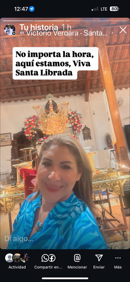 Aquí estamos viendo su arreglo las horas que sean necesaria. Que viva Santa Librada? Que viva Las Tablas.