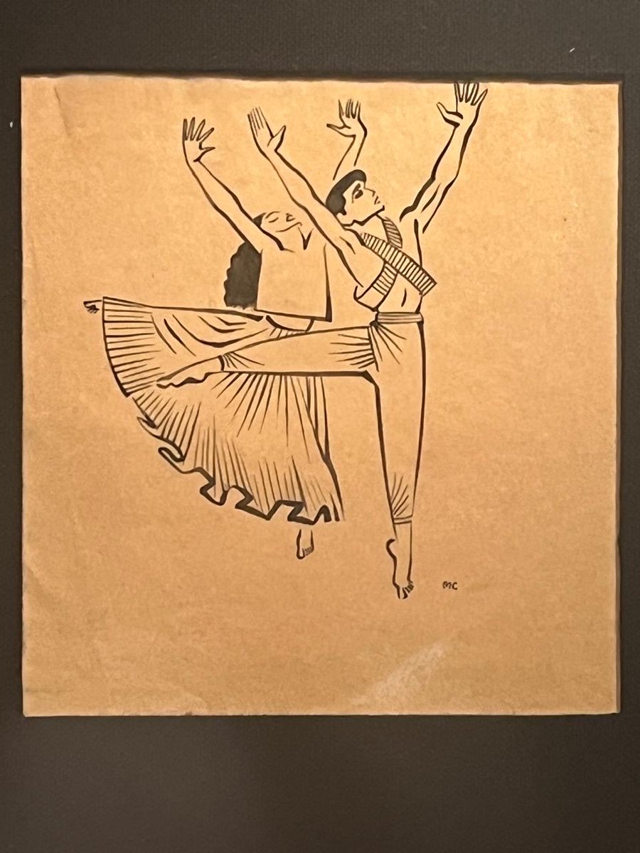 Este es el dibujo de Miguel Covarrubias al que me refiero en mi columna de esta semana. Vestuario de la coreografía “Zapata”, de Guillermo Arriaga. En la tinta, con Rocío Sagaón.   eluniversal.com.mx/opinion/adrian…