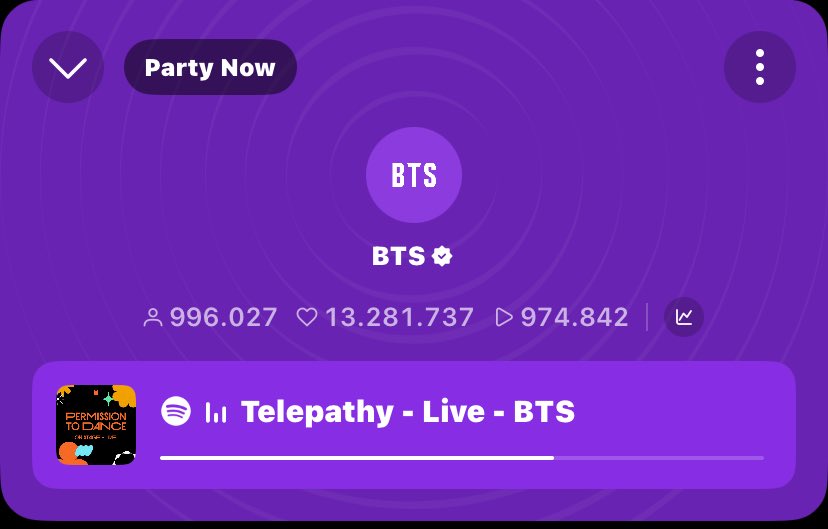 BTS REGRESO DINÁMICA 🔥
• El link de alguna canción del álbum live PTD
• Menciona 7 mutuals 
•No romper Cadena

open.spotify.com/track/4UAnQaQT…