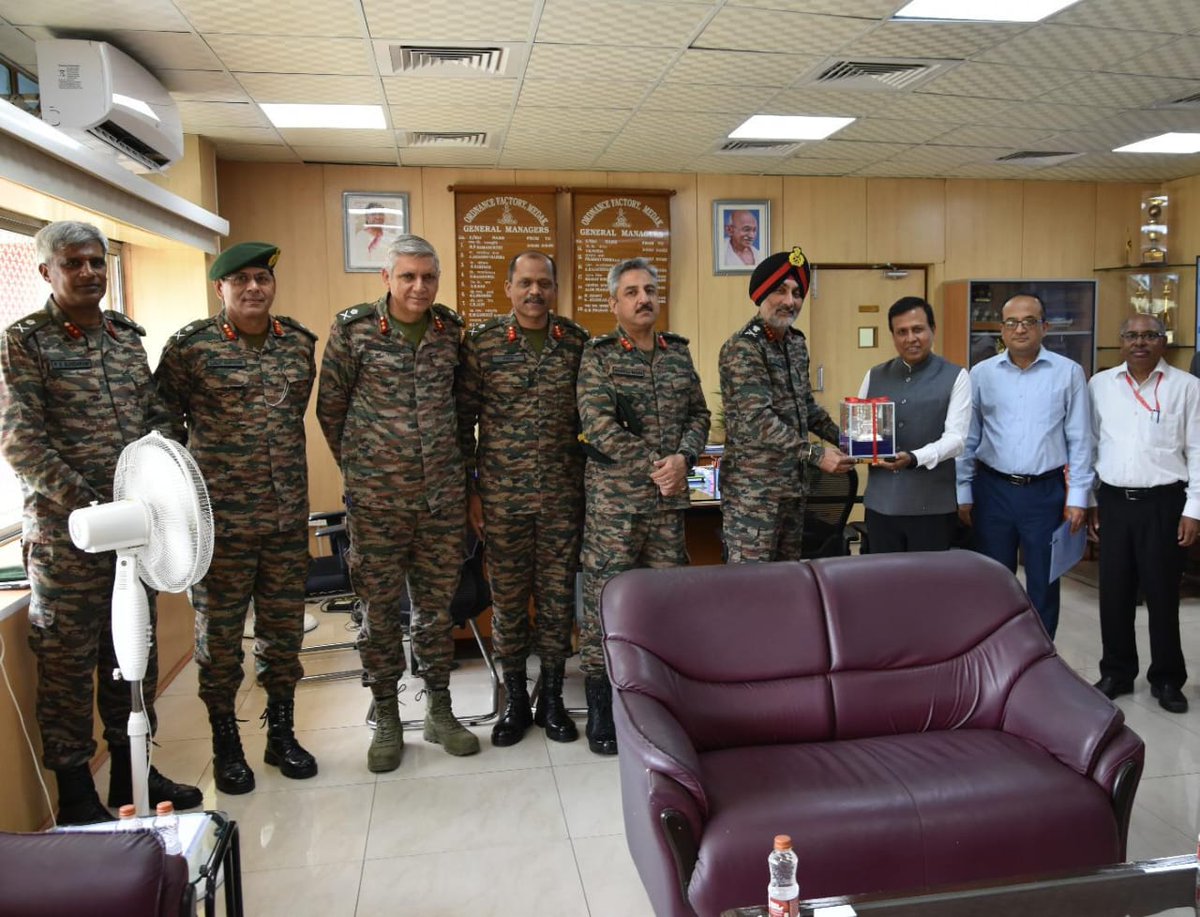 The Quarterly Interaction Meeting (QIM)  of MGS IHQ of MoD with AVNL &amp; other DPSUs was held at AVNL Ordnance Factory Medak on 17th July 2025. The meeting was chaired by Lt Gen Amardeep Singh Aujla, PVSM, UYSM, YSM, SM, VSM, MGS, IHQ of MoD and  was co-chaired by Shri Sanjay