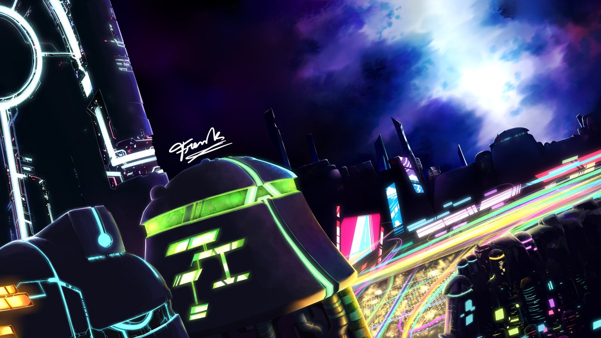 Frank0o1's tweet image. Sonic Riders Zero Gravity - "Aug 2024 - Mar 2025"
Here is the progression from sketch to final piece