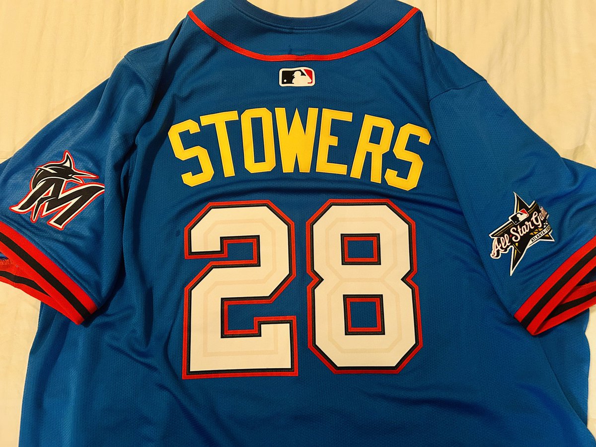 Gerardo Gonzalez (@ggonzalezjr) on Twitter photo Getting home from Atlanta. I’m Not sure how many <a href="/Marlins/">Miami Marlins</a> Kyle Stowers jerseys were made at <a href="/TruistPark/">Truist Park</a> but this one is unique to say the least. Getting home from Atlanta. I’m Not sure how many <a href="/Marlins/">Miami Marlins</a> Kyle Stowers jerseys were made at <a href="/TruistPark/">Truist Park</a> but this one is unique to say the least.