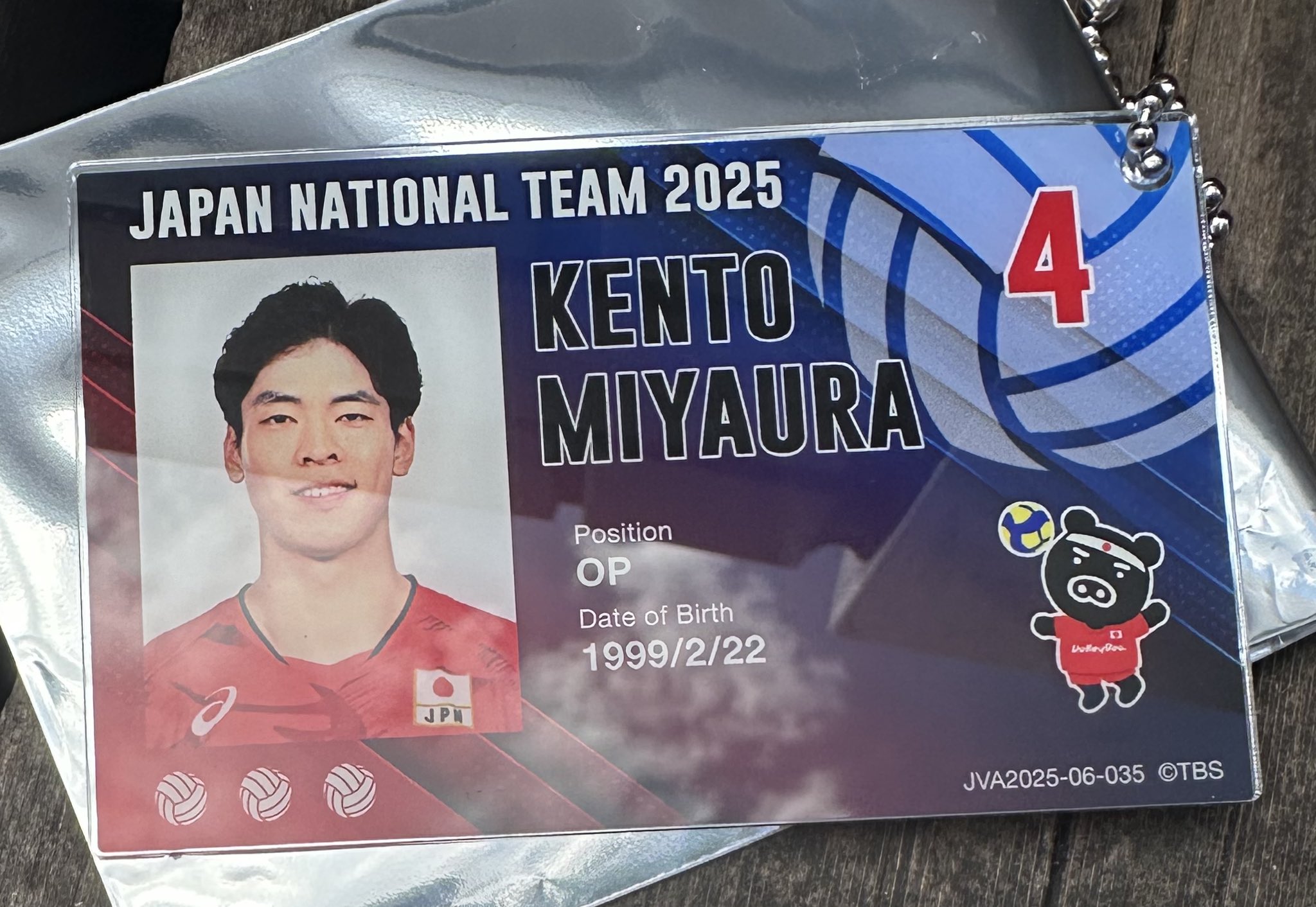 VNLアクリルカードキーホルダー日本代表2025 石川祐希選手高橋藍選手 VNLアクリルカードキーホルダー日本代表2025 石川祐希選手高橋藍