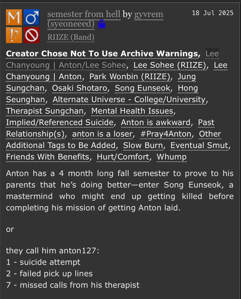gyvrem's tweet photo. new tonddo longfic, everyone let’s smile a bit #tonddo #톤또 

- Mature
- On-going, 1/4 chapters
- University AU

🔗: https://t.co/hhgYjdTDat https://t.co/pCXHASYk3N