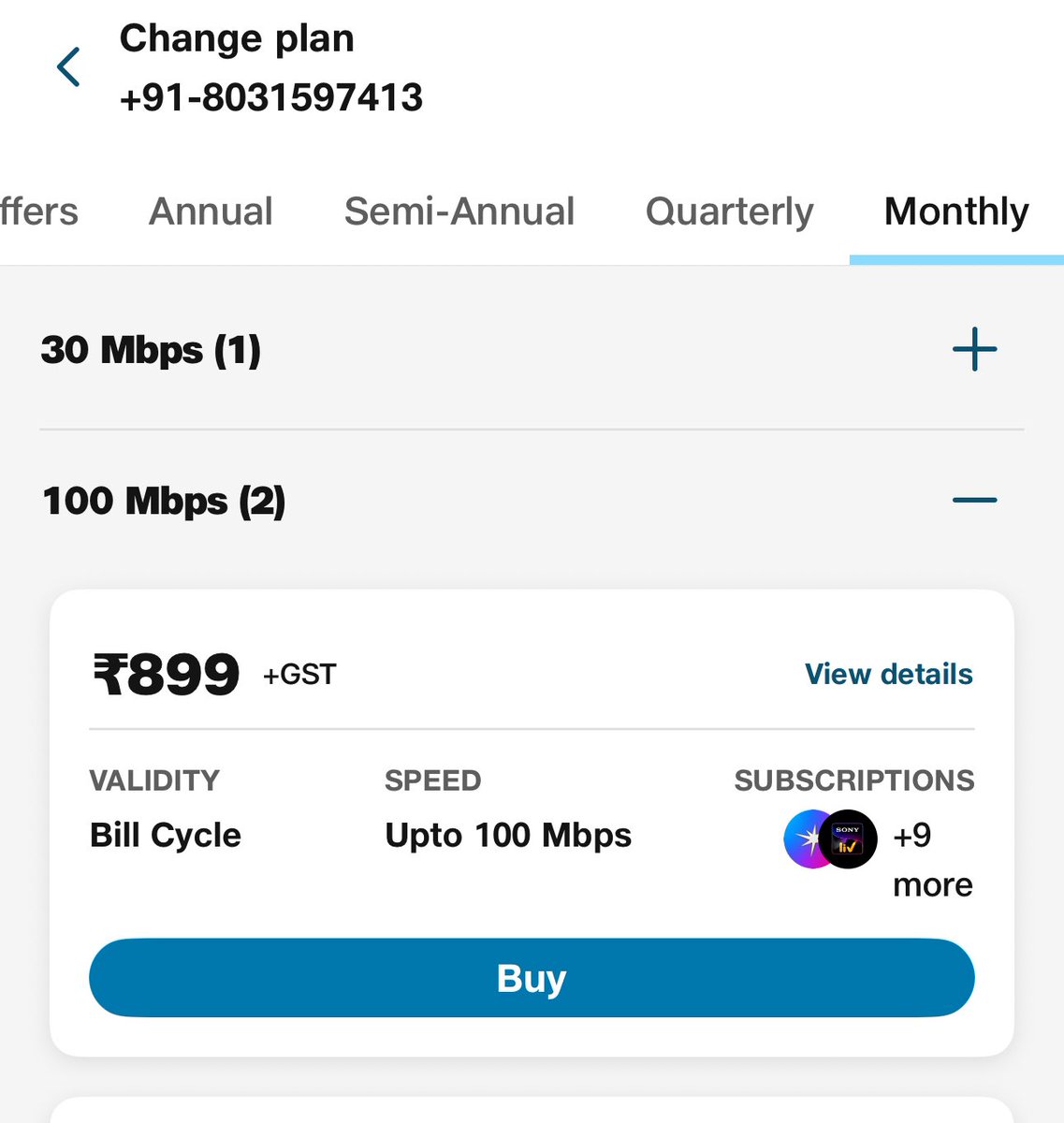 shivaone's tweet photo. @JioCare @JIOAIRFIBERIN speed issue. When call customer care recorded message play issue area it fix soon more than month same issue 100mbps line getting 15mbps speed https://t.co/qRczeBtcYr