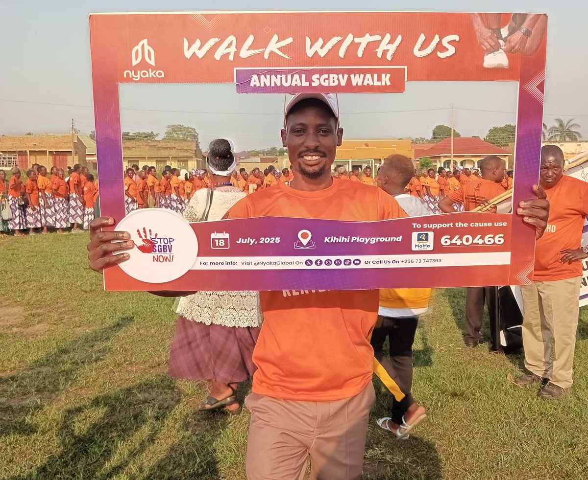 If you're not here, where are you. #NyakaSGBVWalk2025 has already taken shape here in Kihihi kanungu. We strive to raise voices against Sexual and gender based violence. 
Let all men and women get to know these specifics of life.