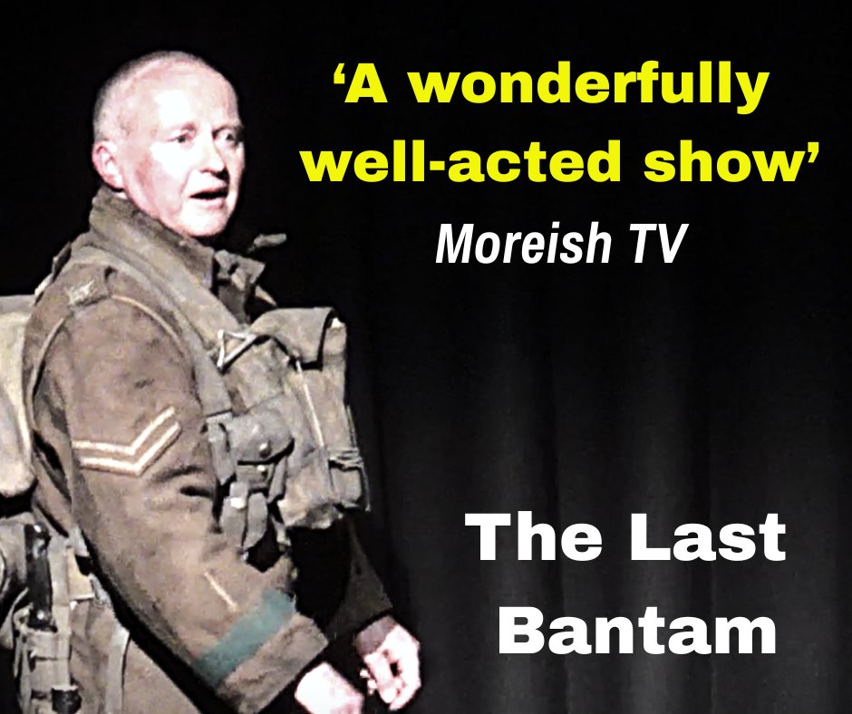 Wait for the whistle lads - the award-winning The Last Bantam is coming to the Edinburgh Fringe!

The Last Bantam tells the story of Britain's Great War 'bantam' soldiers, 30,000 men between 5'-5'3'' who signed up to fight.

Will YOU do your duty?

edfringe.com/tickets/whats-…