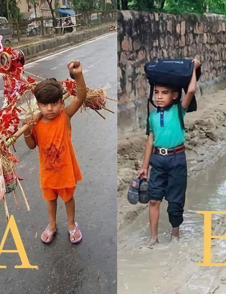 BhawnaMaur69775's tweet image. तय आपको करना है कि-
आपके बच्चों को क्या ढोना है व आपको अपने बच्चों को क्या बनाना हैं? बाकि हम कुछ बोल देंगे तो विवाद हो जाएगा।