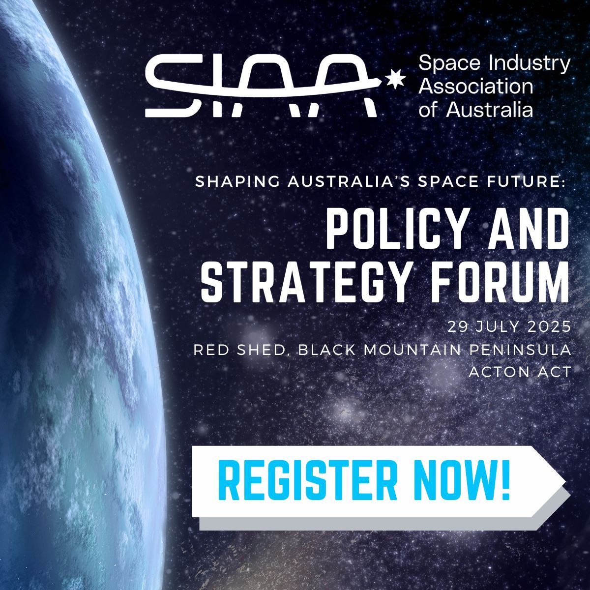 IAC 2025 (@iac2025sydney) on Twitter photo 🚀 REGISTRATIONS NOW OPEN!
Shaping Australia’s Space Future: Policy and Strategy Forum
🗓️ 29 July 2025 | 📍Red Shed, Black Mountain Peninsula, Acton ACT
👉 Registrations Open: 7:30 am - 1:30 pm
🔗 Limited spots available — Register Now: buff.ly/QtN7u2H
<a href="/spaceindustryoz/">Space Industry Association of Australia</a> 🚀 REGISTRATIONS NOW OPEN!
Shaping Australia’s Space Future: Policy and Strategy Forum
🗓️ 29 July 2025 | 📍Red Shed, Black Mountain Peninsula, Acton ACT
👉 Registrations Open: 7:30 am - 1:30 pm
🔗 Limited spots available — Register Now: buff.ly/QtN7u2H
<a href="/spaceindustryoz/">Space Industry Association of Australia</a>