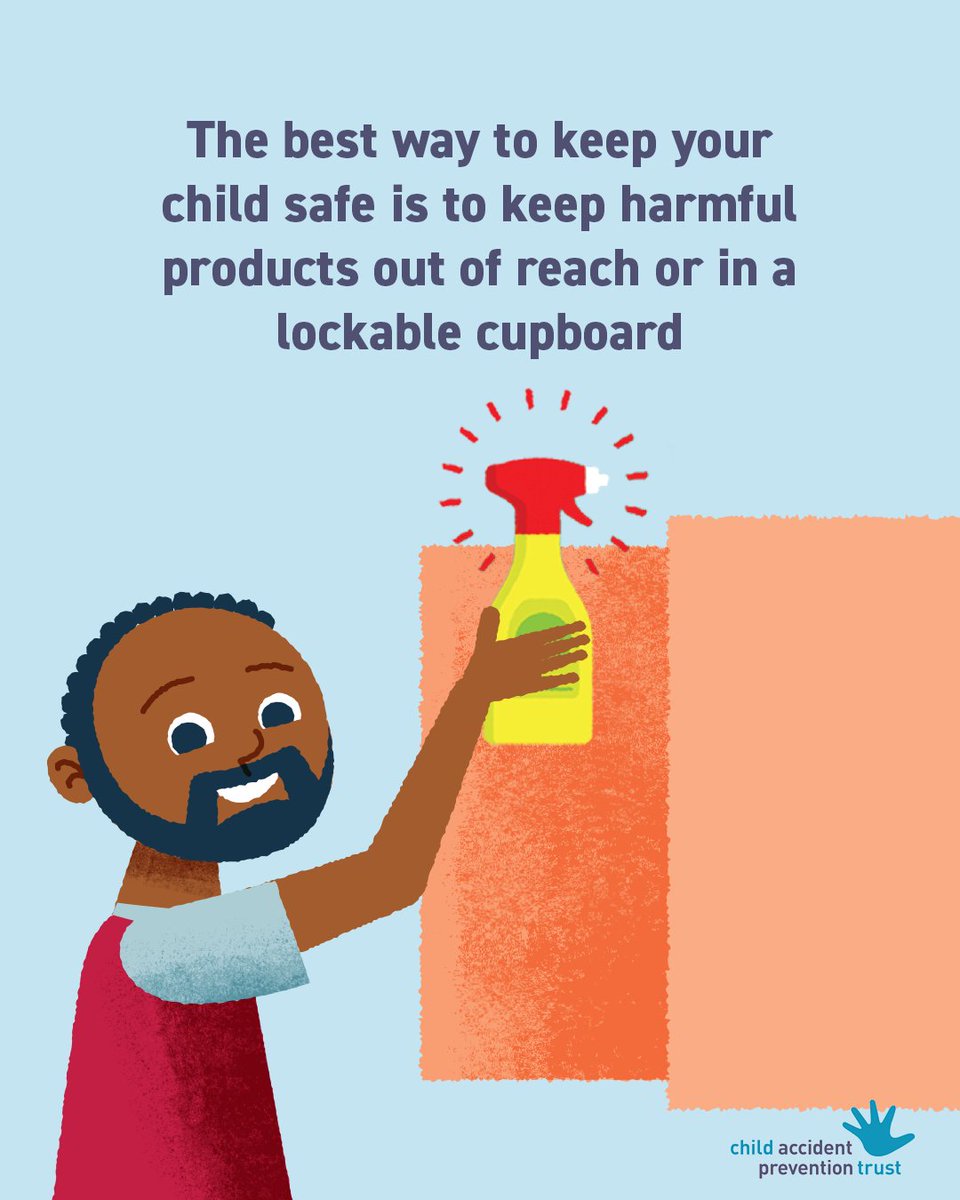 CAPTcharity's tweet image. Suspected poisoning is one of the most common reasons for young children to be taken to A&E.
Please read and share our top tips to keep children safe.
#ChildSafety #ChildHealth @BitrexGlobal