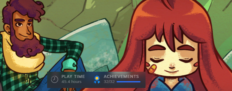 100%'d Celeste, this game was genuinely so tough but very satisfying once you get it. the amount of mechanics involved for a platformer is mind blowing

if you like a challenge with a good story that also supports LGBTQ+ views, check it out
