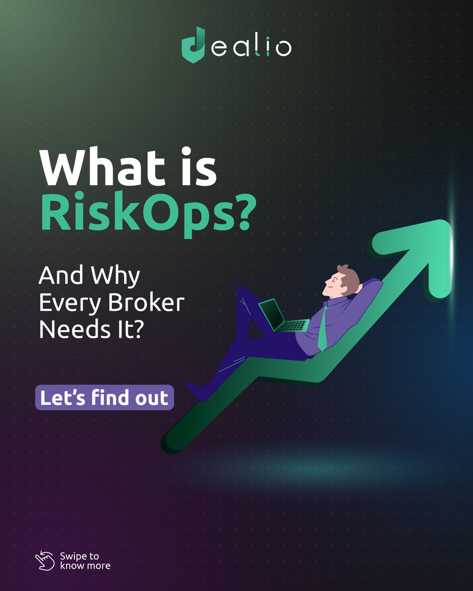 DealioOfficial's tweet image. RiskOps = your trading safety net.
From alerts to action, it keeps you ahead of what could go wrong.
Want to see it live? Try Dealio’s RiskOps in action, link in bio.

#RiskOps #ForexTech #TradingTools #BrokerSolutions #RiskManagement #FintechInnovation #RealTimeMonitoring