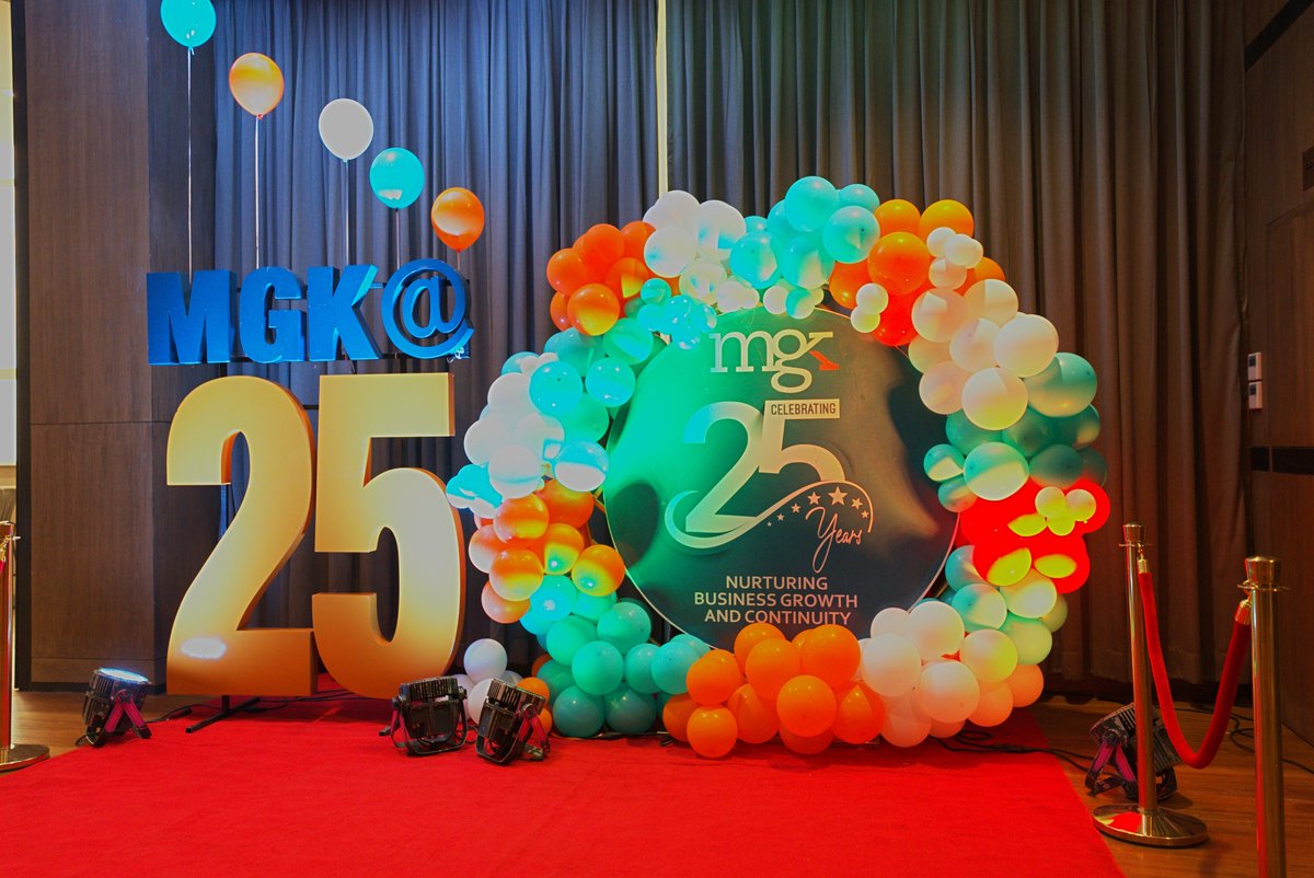 It started with a vision — 25 years ago.
A vision built on partnership, integrity &amp; client success.
Today, we celebrate the journey, the growth &amp; the people who made it possible.

Here’s to many more!
#MGKAt25 #CelebratingExcellence #MGKConsulting