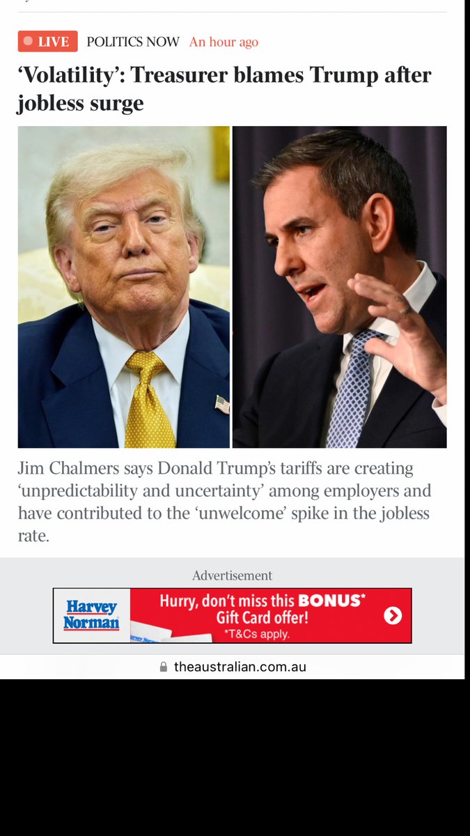 pauliec80859931's tweet image. You’re a liar @JEChalmers.  The jump in the jobless rate is of your government’s making &amp;amp; nothing to do with Trump policies.  3 years of falling real per capita GDP eventually comes at a price - higher unemployment.  High levels of immigration is making the problem worse as…