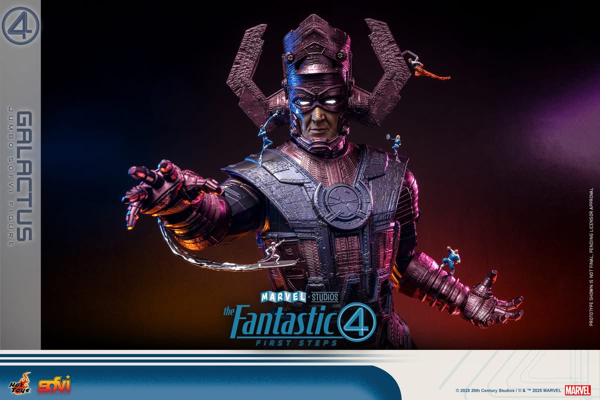 one6Update's tweet photo. #HotToys announced a Galactus Jumbo figure it’s about 27.5 inches tall. Not technically 1/6 scale but it does tease a Reed Richard 1/6 scale figure with it.
🧵1
#Sixth #SixthScale #HotToysCollectibles #ホットトイズ https://t.co/UfGAJBNZeQ
