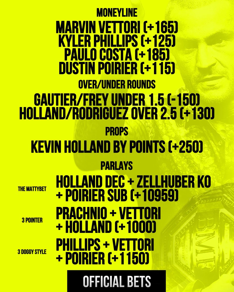 #UFC318 OFFICIAL BET PACK #ufcbets