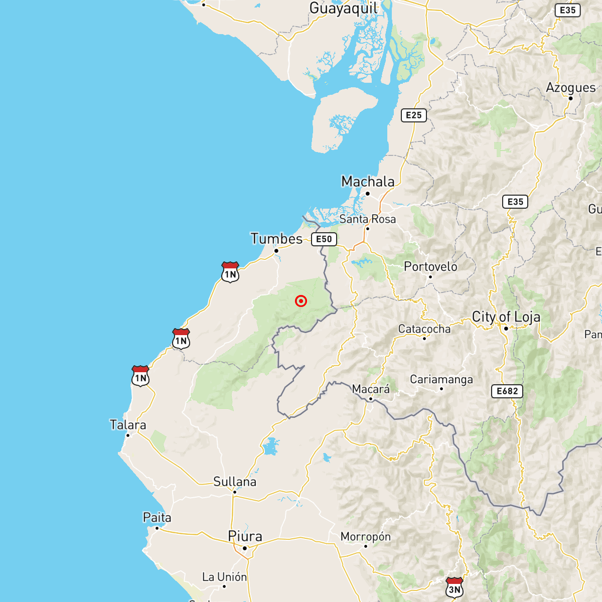 [PRELIMINAR]
Evento: igepn2025nyfq
Ocurrido: 2025-07-18 01:04:54
Mag.: 3.5M
Prof.: 35.0 km
Lat.: 3.846° S
Long.: 80.325° W
Localizado: a 33.89 km de Tumbes, Tumbes
Sintió este sismo? Repórtelo: servicios.igepn.edu.ec/url/NTYzMA==