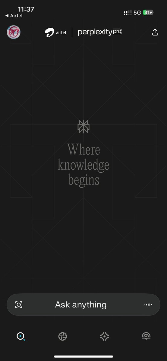 Activated <a href="/perplexity_ai/">Perplexity</a> pro via <a href="/airtelindia/">airtel India</a> thanks app! It works! ✅
