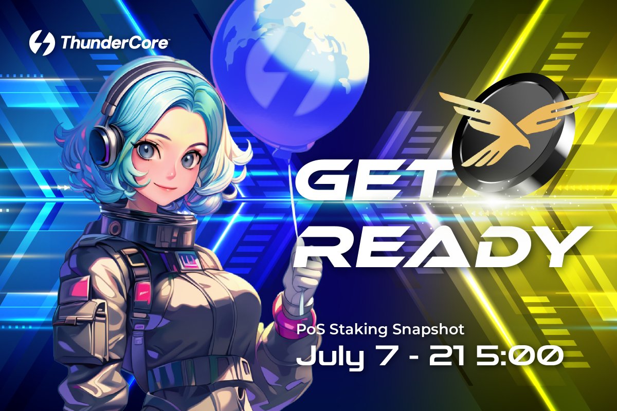 ThunderCoreLab's tweet photo. ⚡ Get Ready ⚡

🔥Reminder to get in while it's HOT. $WLFI reward snapshot for PoS stakers ends on July 21st (05:00 UTC+0)

#ThunderCore #ThunderTime #TT #WLFIsummer https://t.co/8Cyg9PDGye