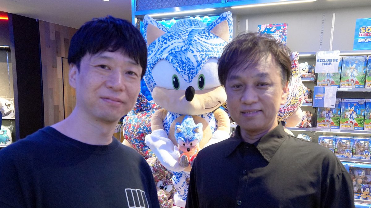 KazuyukiHoshino's tweet image. 渋谷PARCO『SEGA STORE TOKYO』本日から正式OPEN!
アーティスト河村康輔さんとのコラボぬいぐるみ、ぜひお気に入りの子を見つけてお求めください!
Check out our collaboration Sonic plush with artist Kosuke Kawamura and find your favorite one to take home!
#SEGASTORETOKYO