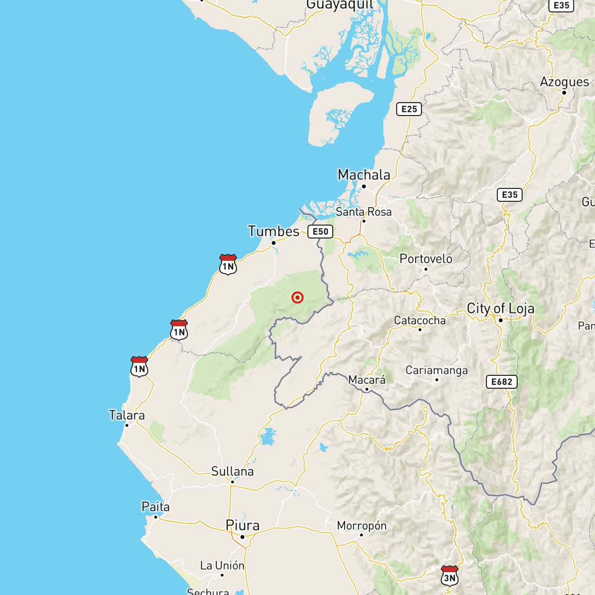 [REVISADO]
Evento: igepn2025nyfq
Ocurrido: 2025-07-18 01:04:53
Mag.: 3.5MLv
Prof.: 35.0 km
Lat.: 3.872° S
Long.: 80.327° W
Localizado: a 36.38 km de Tumbes, Tumbes
Sintió este sismo? Repórtelo: servicios.igepn.edu.ec/url/NTYzMQ==