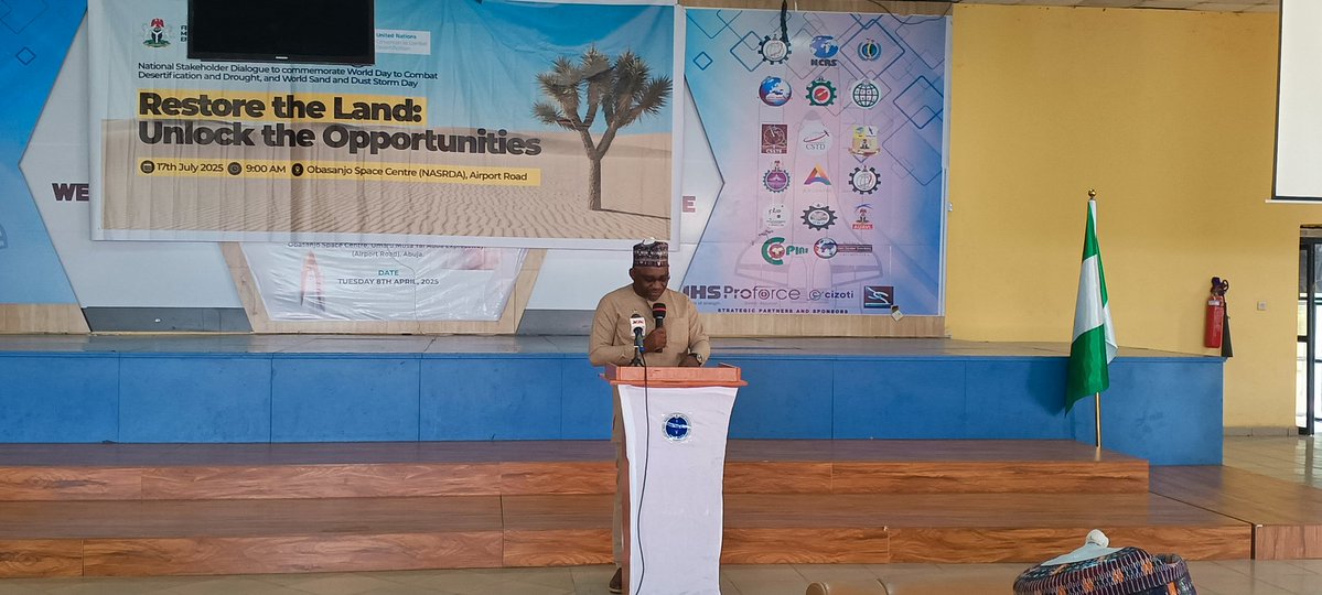 miketerungwa's tweet image. Had the honour of moderating the International Day of Combating Sand and Dust Storms #SDS organized by Fed. Ministry of Environment held yesterday at NASRDA in #Abuja
Restoring Land Unlocking opportunities.
#Desertification
#Drought
#GIFSEP
#AMCEN20
#LDN
Awake
unimaid