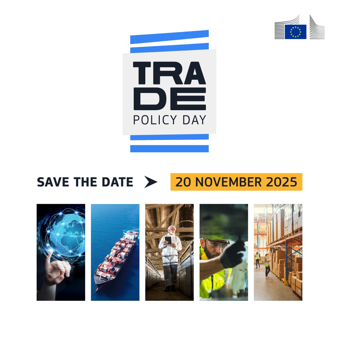 What’s next for global trade?

All eyes on Brussels 🇧🇪 this November.

We're bringing together leaders from policy, business, and beyond to dig into partnerships, competitiveness &amp; economic security.

Stay tuned: more info soon 🔜

#EUTrade