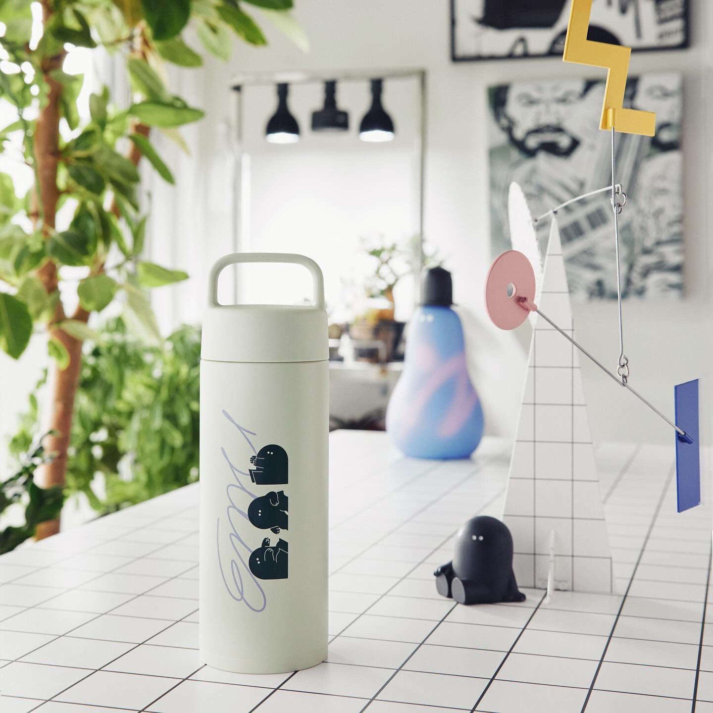 EMU　Bird #11　emu_bb 黒板こけし 万博 EMUの「黒板こけし」がソフビになり、新たに動き出す！木工
