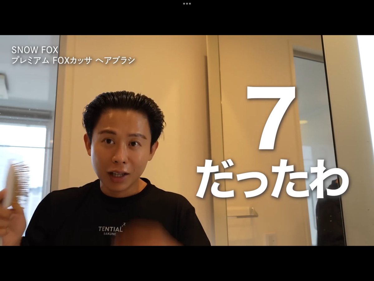 スノーフォックス プレミアム FOXカッサ ヘアブラシ #スノーフォックス