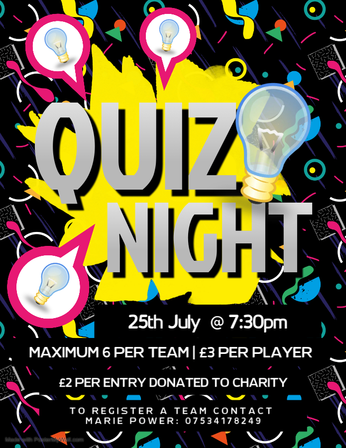 𝙌𝙐𝙄𝙕 𝙉𝙄𝙂𝙃𝙏 
Our monthly Quiz Night will be restarting on Friday 25th July. 

More Details: 👇👇
facebook.com/penycae.fc/pos…

💙 Our Crest, Our Club, Our Community, Our Cae 💙

#WeAreTheCae #MoreThanAClub