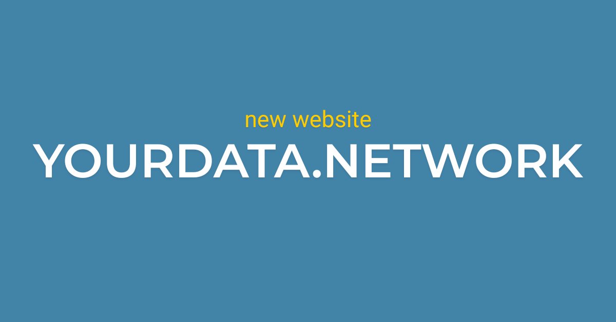YourDataNetwork's tweet image. Our new website is live: yourdata.network

After launching our new name – YourData Network – and introducing the OwnPhone, we’re taking another big step today: a completely redesigned website, created as your gateway to the decentralized internet.

What you’ll find there: