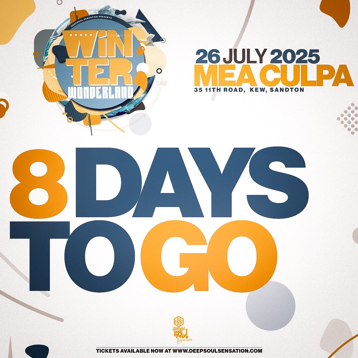 dsslifestyle's tweet image. From Legendary Selectors to bold newcomers!

#DSSWinterWonderland25’

🗓️ 26 July 2025
📍 Mea Culpa
🎟️ deepsoulsensation.com

#deephouse #soulfulhouse #housemusic