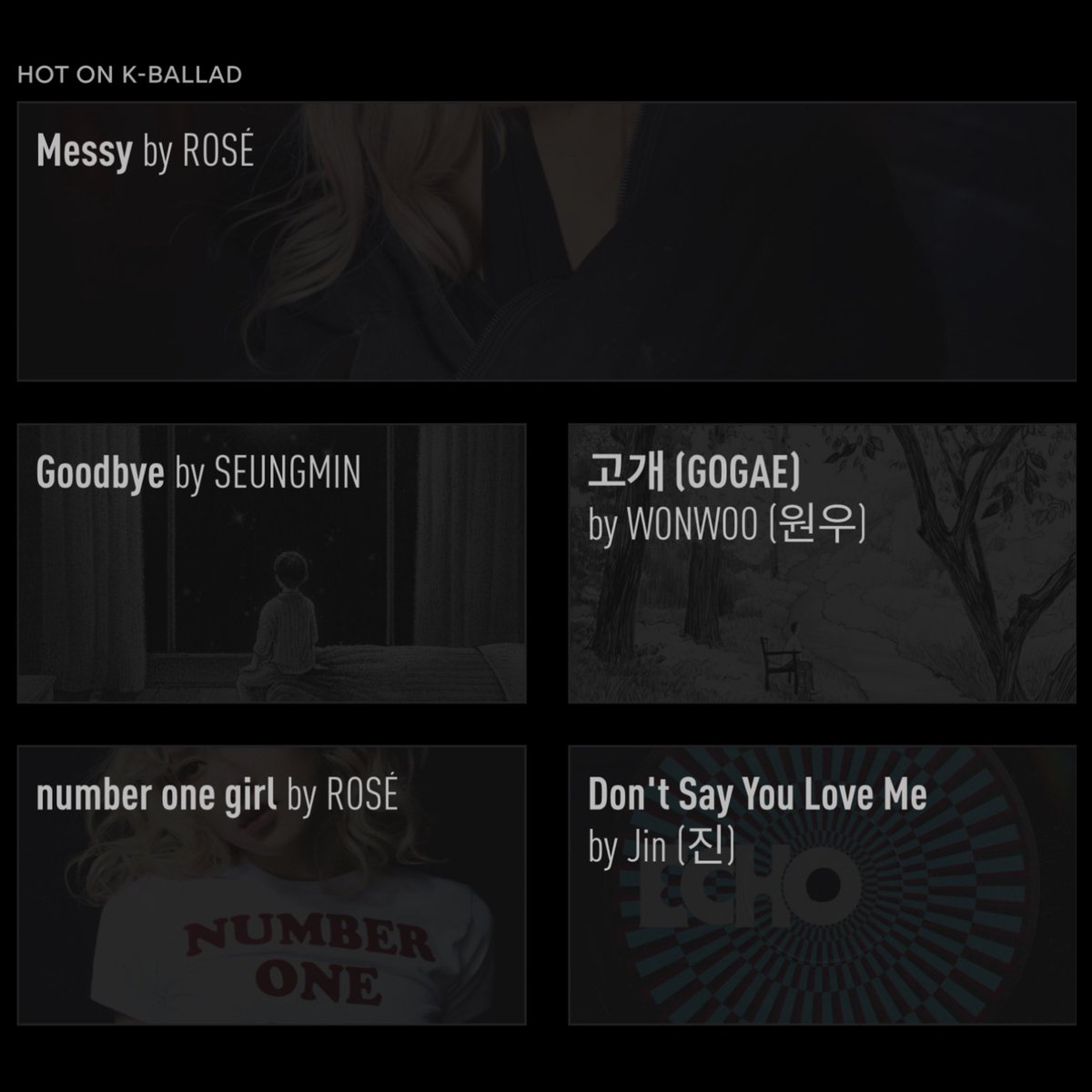 Genius Korea (@genius_kor) on Twitter photo #GeniusCharts | #SEVENTEEN (<a href="/pledis_17/">세븐틴(SEVENTEEN)</a>)’s #WONWOO earns his second Top 5 song on the daily K-Ballad chart in Genius Korea!
“고개 (GOGAE)” debuts at #3 on the chart today! A year ago, “유지통 (Leftover)” had debuted at #1 on this chart!
genius.com/Genius-english… #GeniusCharts | #SEVENTEEN (<a href="/pledis_17/">세븐틴(SEVENTEEN)</a>)’s #WONWOO earns his second Top 5 song on the daily K-Ballad chart in Genius Korea!
“고개 (GOGAE)” debuts at #3 on the chart today! A year ago, “유지통 (Leftover)” had debuted at #1 on this chart!
genius.com/Genius-english…