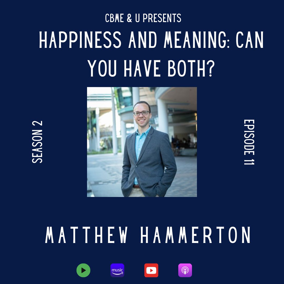 NUS Centre for Biomedical Ethics (@nus_cbme) on Twitter photo Happiness and meaning: can you have both? What is the difference between meaning in life and the meaning of life? Check out our new podcast with Matthew Hammerton from <a href="/sgSMU/">Singapore Management University</a> and leave comment! buzzsprout.com/2384633/episod… Happiness and meaning: can you have both? What is the difference between meaning in life and the meaning of life? Check out our new podcast with Matthew Hammerton from <a href="/sgSMU/">Singapore Management University</a> and leave comment! buzzsprout.com/2384633/episod…