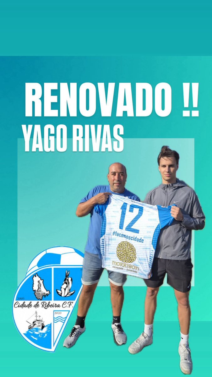 Yago tamén se apunta a continuar e traballará para recuperar a súa mellor versión: a dun rapaz que asombraba a tod@s no final da súa etapa como xuvenil.
A súa foto é a que sae no Diccionario do fútbol modesto ilustrando a definición de "zurda con clase".
Moitas gracias Yago!