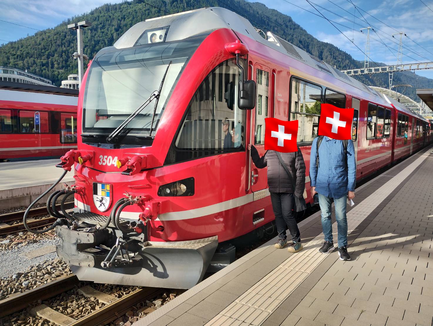 10-1318 ベルニナ急行 レーティッシュ鉄道 ベルニナ急行セット ABe 8/12 3502 KATO 10