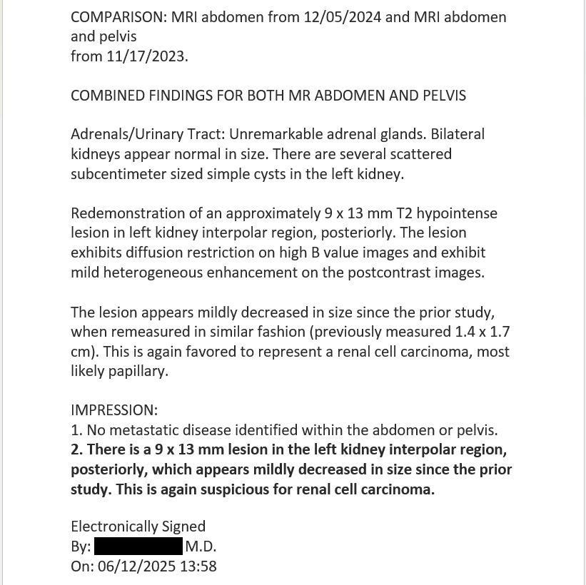 NEW ARTICLE: IVERMECTIN and FENBENDAZOLE Testimonial - 74 year old North Carolina woman with new Renal Cell Carcinoma (papillary) has tumor shrinkage after 4 months

Oncologists have no answers for Kidney Cancer but there is hope! 😃

74 year old North Carolina woman with new