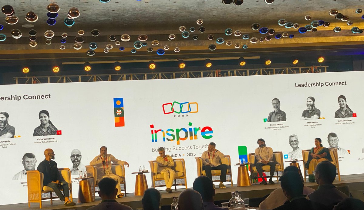 TrivectaDigital's tweet image. Had a great time at #ZohoInspire2025!

Meaningful conversations, practical insights, and a great chance to reconnect with fellow Zoho partners.

Proud to be part of the Zoho ecosystem as a #ZohoAdvancedPartner – looking forward to more shared growth and collaboration.

#TechEvent