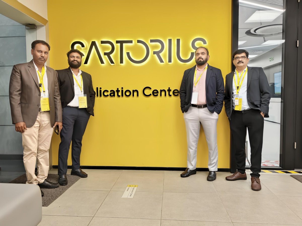 SmartLabTech2's tweet image. Smart Labtech at Sartorius Advanced Level Lab Weighing Training – Bangalore
We're excited to share that our Sales Team recently participated in the Advanced Level Lab Weighing Training conducted by Sartorius at their Bangalore campus from 16th to 17th July 2025.