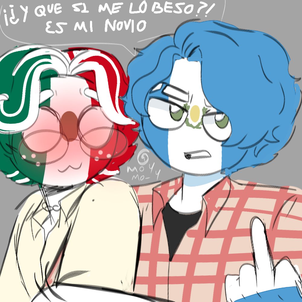 Moymo_y's tweet image. Mi ship flustrado 
#CountryHumans