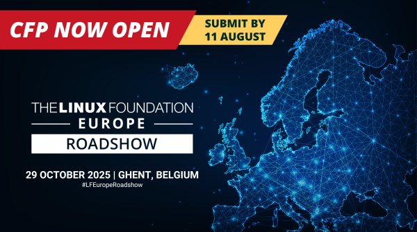 linuxfoundation's tweet image. 🚀 CFP OPEN: #LFEuropeRoadshow - Ghent, Belgium taking place 29 Oct 2025! Share your expertise with policymakers & devs exploring OSS regulation. Submit to speak: hubs.la/Q03xGpmd0 🎟️ Get tickets: hubs.la/Q03xGnnx0