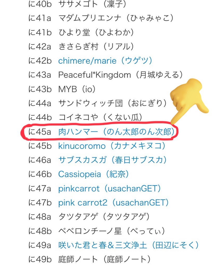 🍀COMITIA153スペース番号「に45a」です!

🎀予定頒布物🎀
✅喪女とイケメン総集編+おまけ漫画
✅ウッサングッズ
✅短編漫画(時間あれば) 