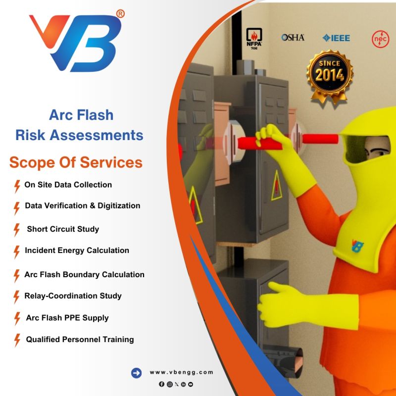 TheGroupVB's tweet image. Ensure Electrical Safety with 
Arc flashes are no joke. Our Arc Flash Analysis covers:
✅ On-site audits
✅ VB Tantra app digitization
✅ NFPA 70E/IEEE 1584 compliant studies
vbengg.com/arc-flash-anal…
Stay safe. Stay compliant.
#ArcFlash #ElectricalSafety #VBEngineering