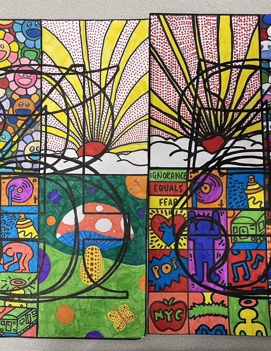 TAC_ADT's tweet image. Bucket loads of stunning outcomes from our Year 8 students. π€©
Term 5&6 consists of combining 5 iconic Pop Art artists styles and techniques to produce a large scale outcome.βπΌ
Top work Year 8! π
#popart #murakami #lichtenstein #kusama #jasperjohns #haring
π£οΈ Miss Dearnley