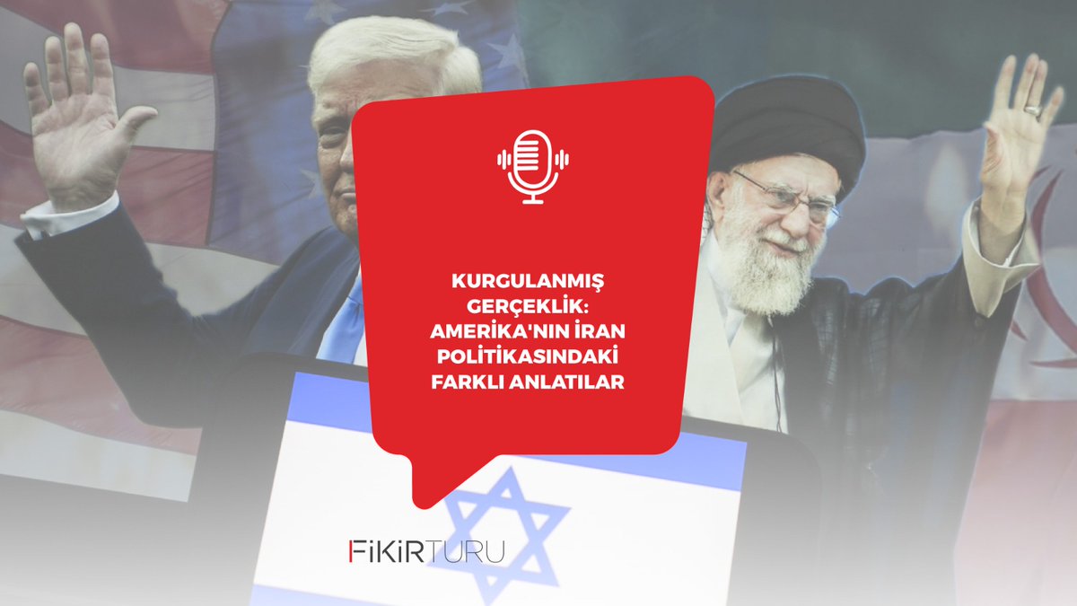 🎧 #Podcast - Kurgulanmış gerçeklik: Amerika'nın İran politikasındaki farklı anlatılar

Makalemizi podcast kanalımız üzerinden sesli olarak dinleyebilirsiniz.

➡️ soundcloud.com/fikirturu/kurg…