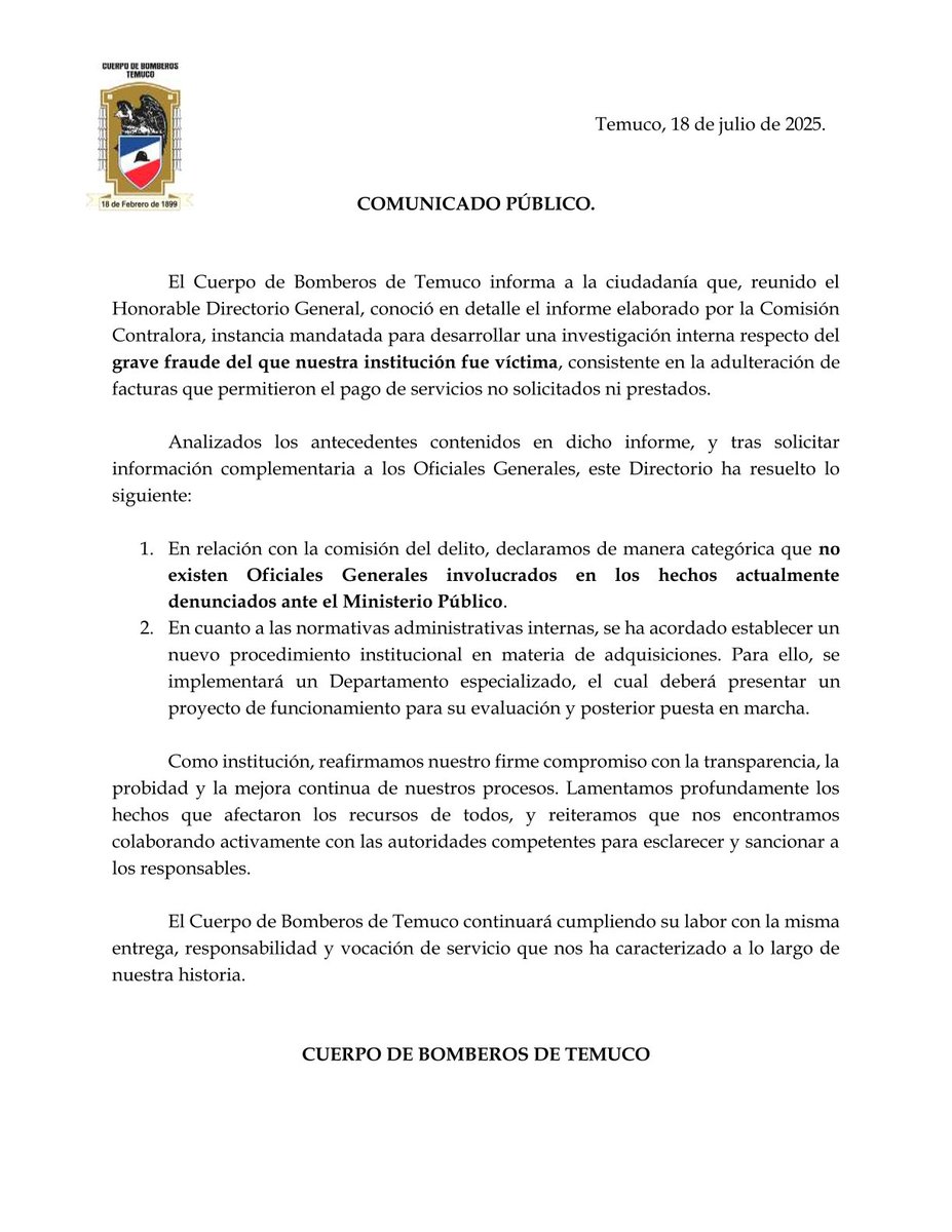 Bomberos Temuco (@bomberostemuco) on Twitter photo 