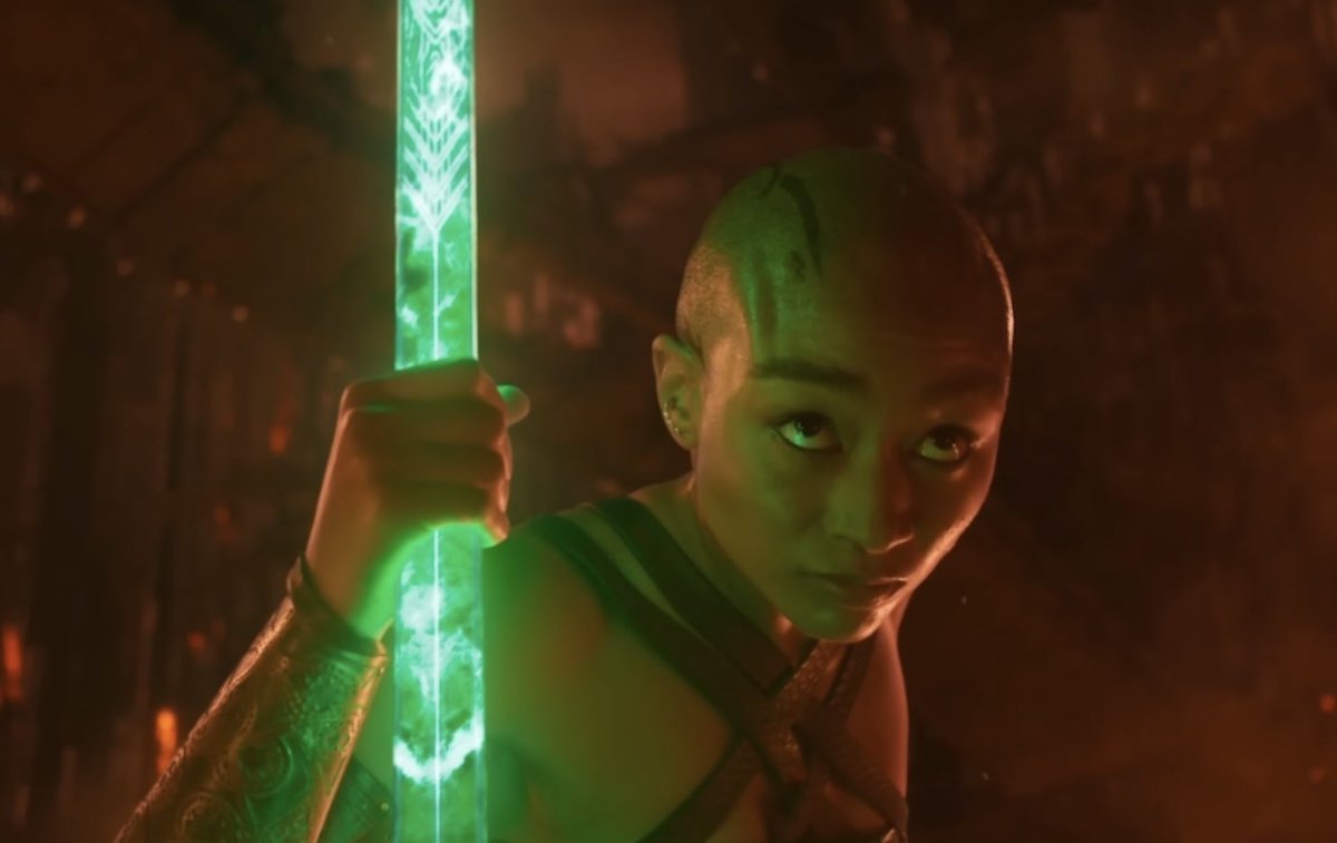 FlikM97's tweet image. Why did they turned her into a Shaolin Monk 🤣😂 #MortalKombatMovie2 @noobde
